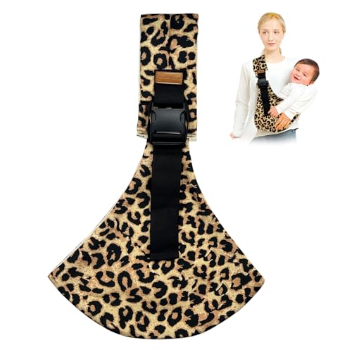 yemyig Baby Sling CarrierToddler Carrier2026 New Baby SlingPortable and Lightweight SlingNonSlip Hip Seat Carrying 1030lbsLeopard Print - Image 1