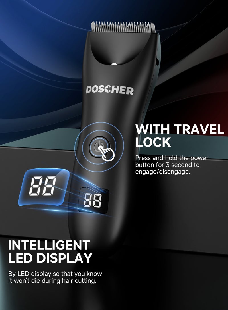 Body Trimmer for Men, Men Grooming for Body,Electric Trimmer,Body Shaver Groomer Safe Shaver Rechargeable Waterproof Wet/Dry - Image 5