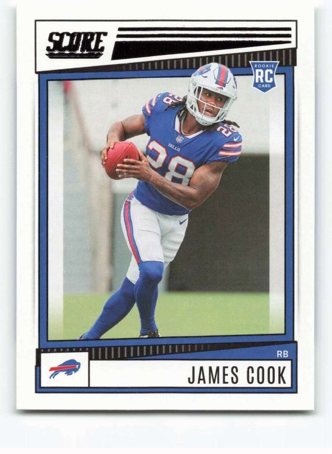 SCORE 2022 SCORE #334 JAMES COOK RC ROOKIE BUFFALO BILLS FOOTBALL NFL - Image 1