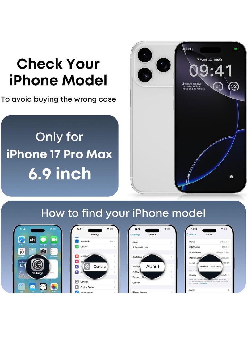 iPhone 17 Pro Max Case Liquid Silicone Shockproof Anti-Scratch Cover For iPhone 17 Pro Max with Microfiber Lining Protective Phone For iPhone 17 Pro Max - Image 2