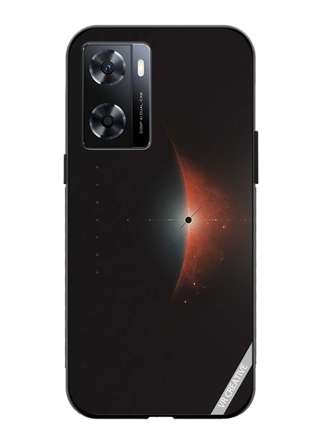 VR CREATIVE Protective Case Cover For Oppo A57/A77s Galaxy Design Multicolour - Image 1