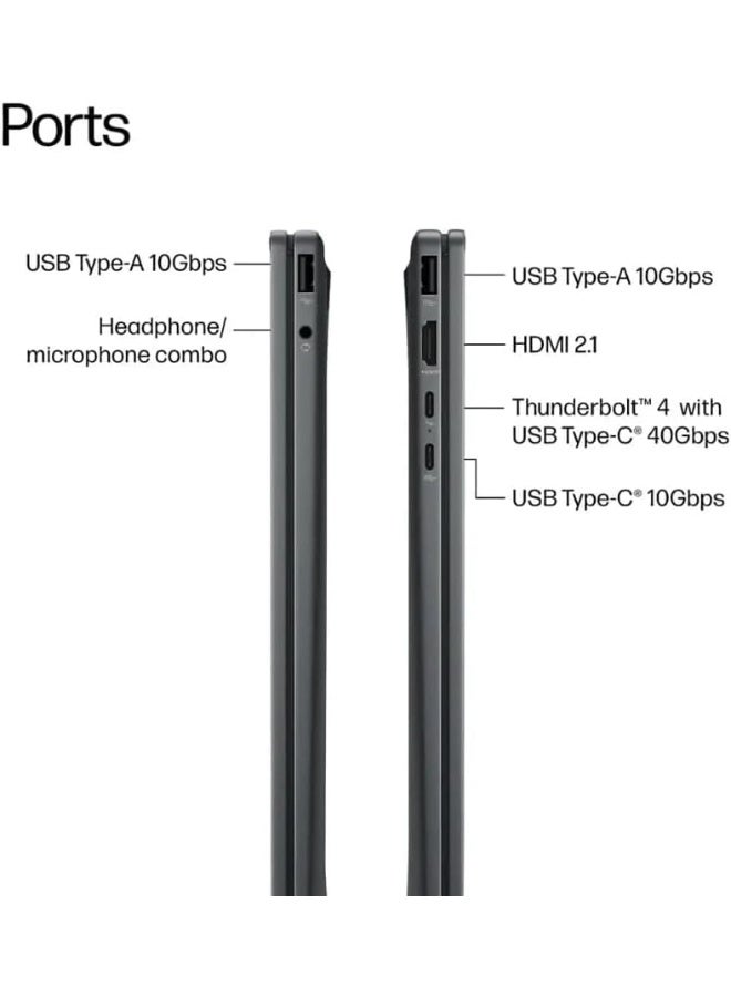 HP (نسخة مطورة) لابتوب أومني بوك إكس فليب بشاشة 16 إنش WUXGA، مع معالج كور ألترا 7 256V/ذاكرة RAM 16GB/قرص SSD سعة 2TB/رسومات إنتل آرك 140V/ويندوز 11 هوم - Image 4