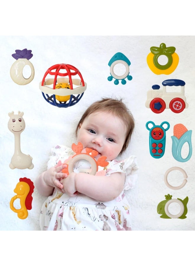 TOY GARDEN Baby Rattles Set – Soft, Safe & Colorful Infant Toys for Newborn Sensory Development and Teething Relief - Image 5