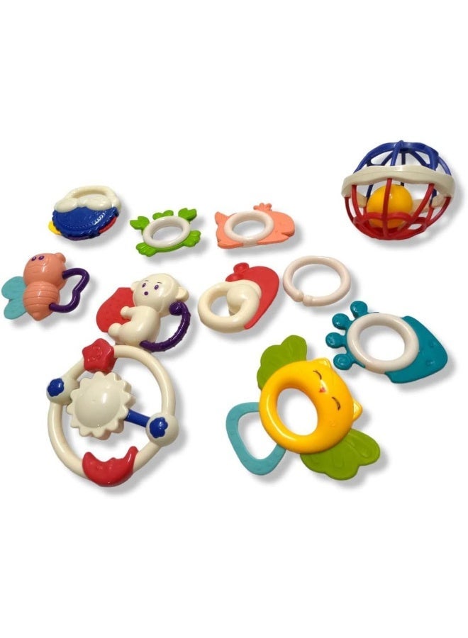 TOY GARDEN Baby Rattles Set – Soft, Safe & Colorful Infant Toys for Newborn Sensory Development and Teething Relief - Image 3