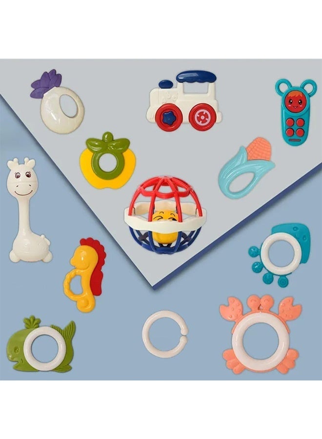 TOY GARDEN Baby Rattles Set – Soft, Safe & Colorful Infant Toys for Newborn Sensory Development and Teething Relief - Image 4