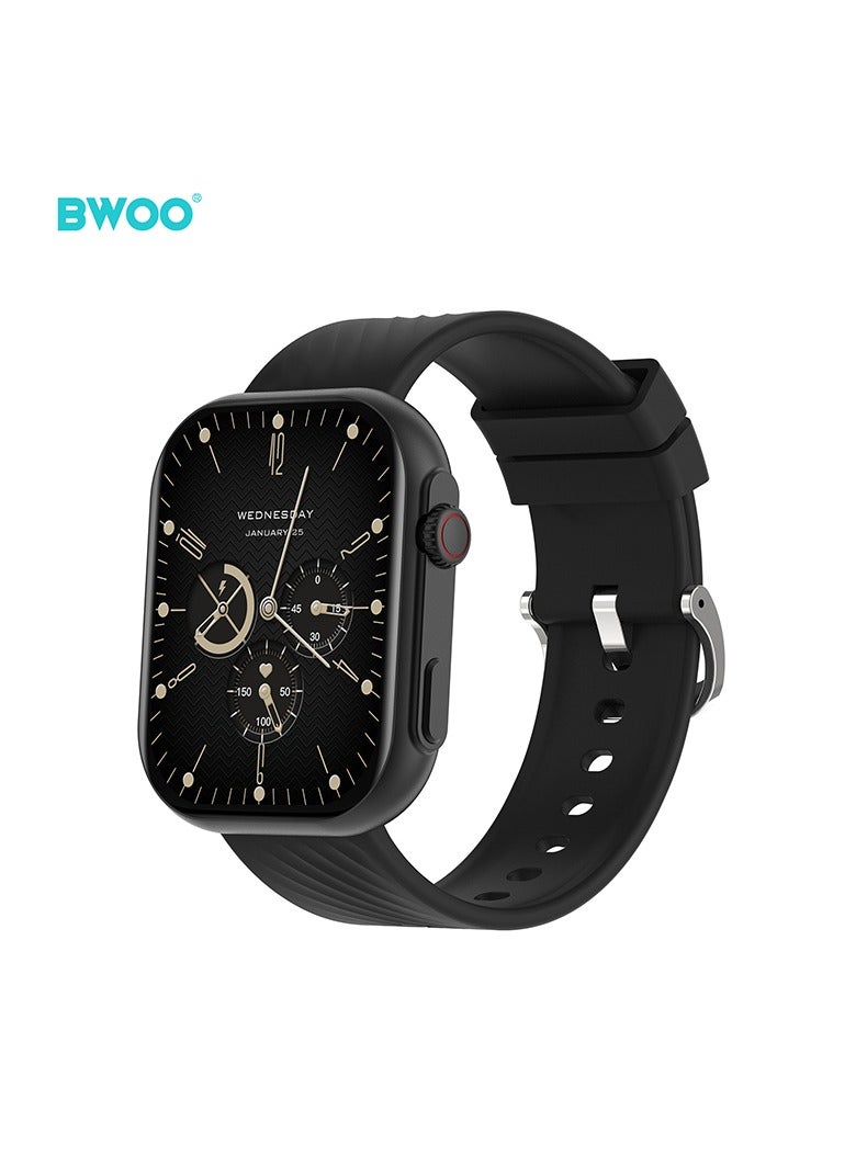 Bwoo Wa04 Smart Watch Black - Image 1