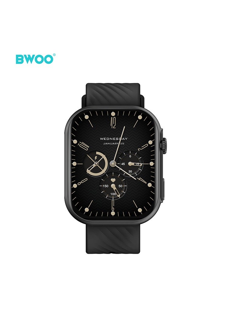 Bwoo Wa04 Smart Watch Black - Image 2