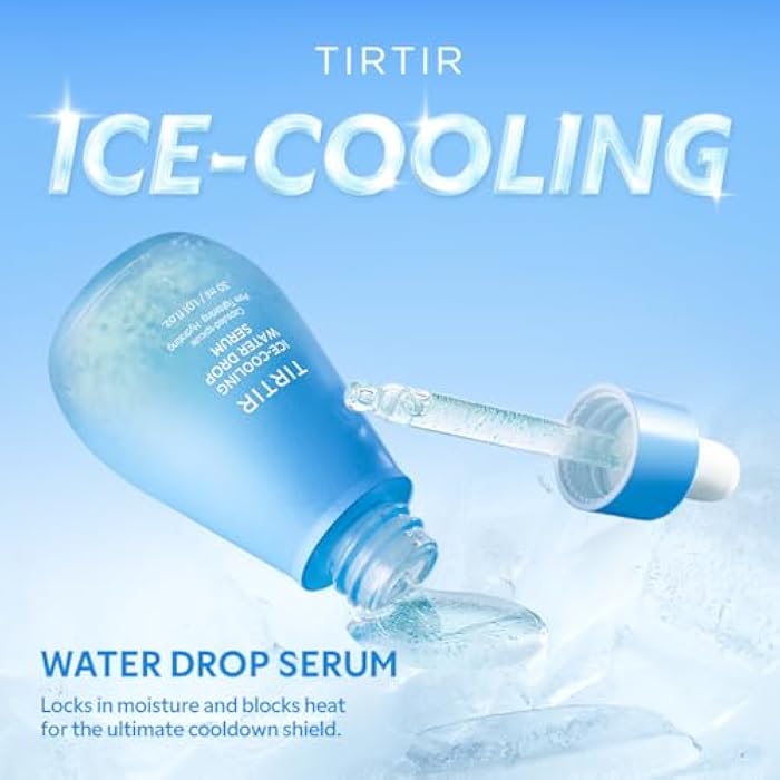 TIRTIR Ice-Cooling Water Drop Serum | -4.39°C Cooling Korean Serum for Face Instant Hydration Soothing Care (1.01 Fl Oz) - Image 2