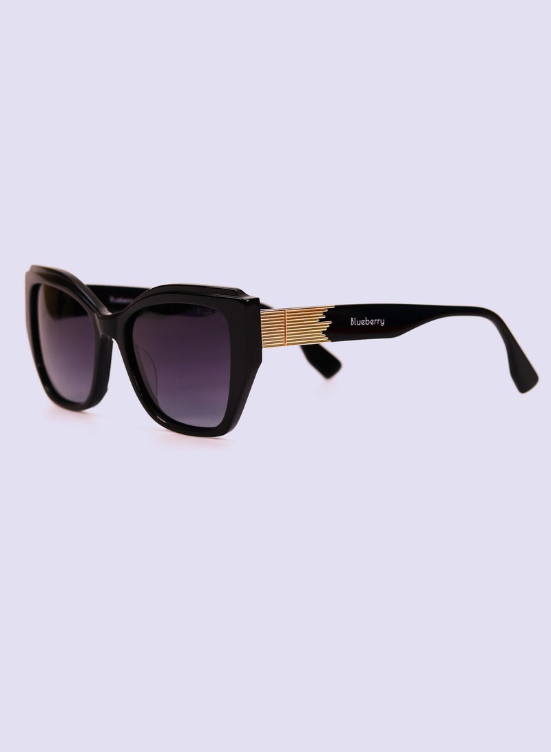 Blueberry sunglasses Women's with a distinctive shape and high quality glasses - Image 3