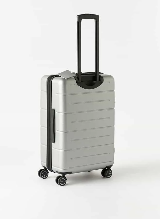 وايف Textured Hardcase Luggage Trolley Bag with Retractable Handle