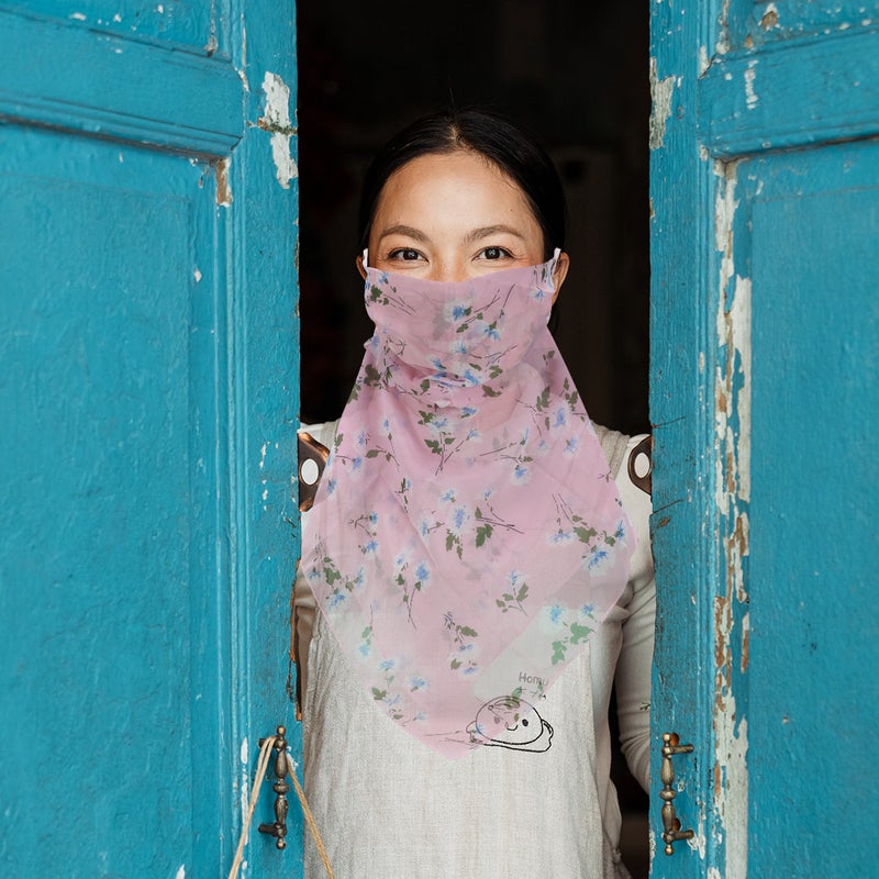 Fashion Neck Breathable Sun Block Simple Women Scarf Handy Veil Scarf for Outdoor - Image 4