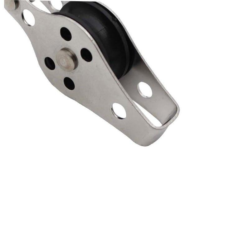 Stainless Steel Single Pulley Tackle Lift Tool Heavy Load Capacity for Fishing Nets - Image 4