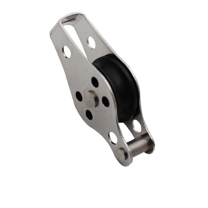 Stainless Steel Single Pulley Tackle Lift Tool Heavy Load Capacity for Fishing Nets - Image 5