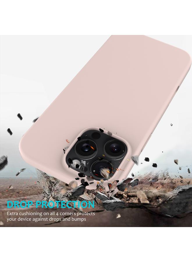 اس-توب جراب لهاتف iPhone 16 Pro Max مصنوع من السيليكون بلون سادة - Image 3