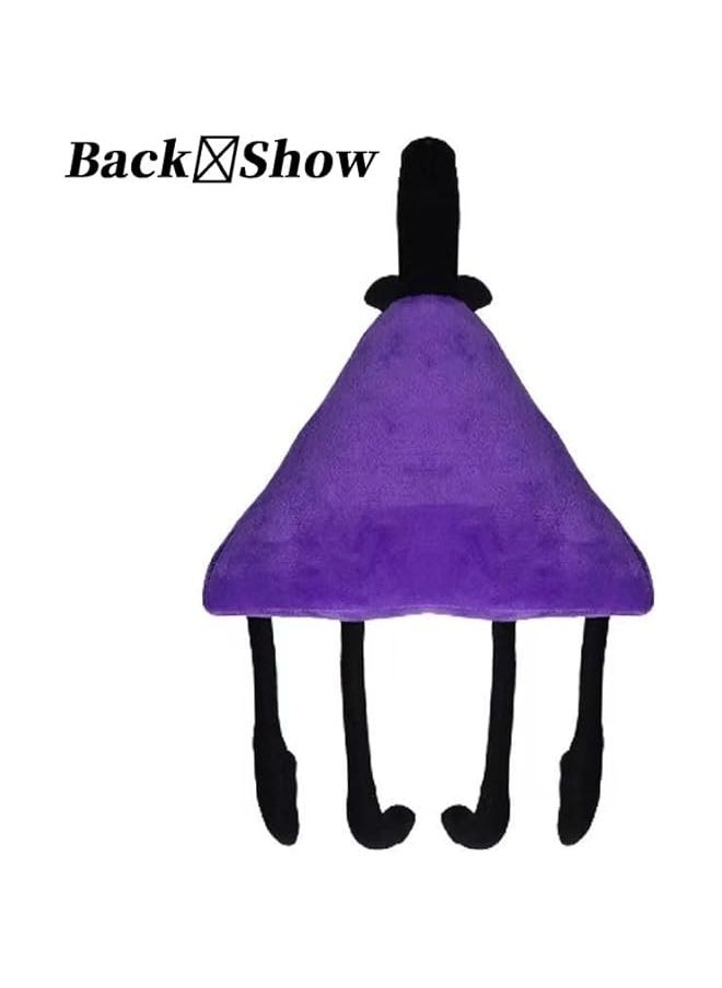 New 16.5'' Falls Bill Cipher Plush,Soft Stuffed Doll Plushies for Boys and Girls (Purple)  - Image 3