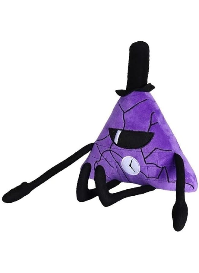 New 16.5'' Falls Bill Cipher Plush,Soft Stuffed Doll Plushies for Boys and Girls (Purple)  - Image 4