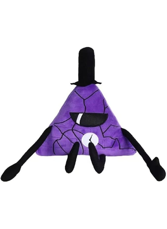 New 16.5'' Falls Bill Cipher Plush,Soft Stuffed Doll Plushies for Boys and Girls (Purple)  - Image 5