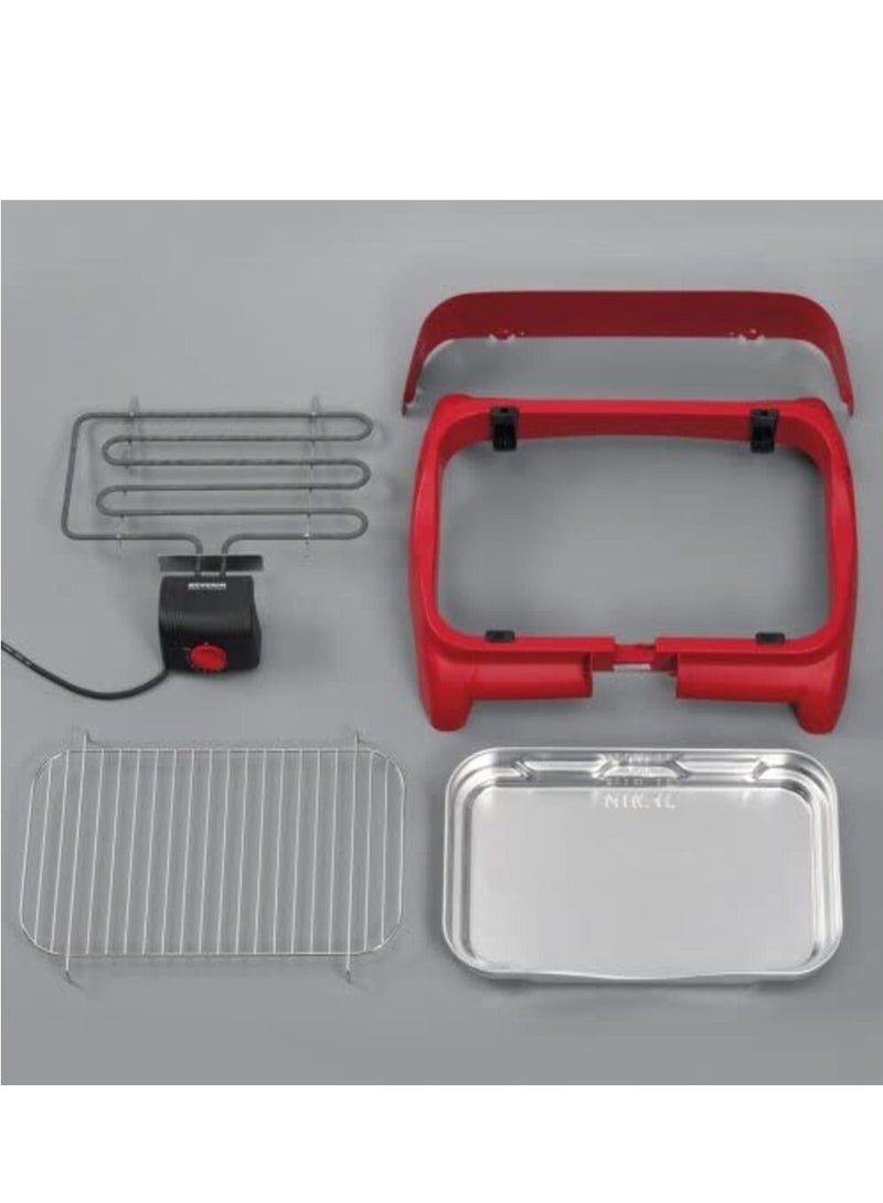 Severin Electric grill 2300w pg 1523 red/silver - Image 3