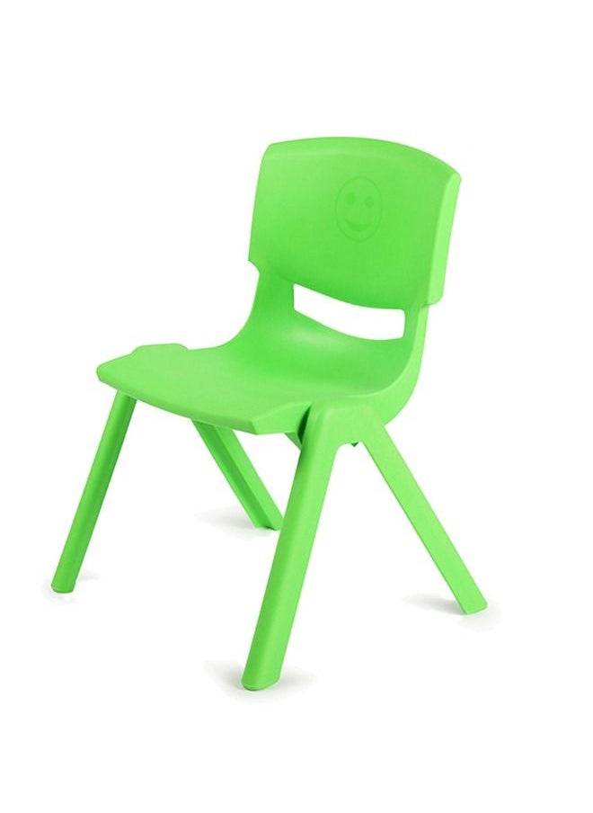 XIANGYU 3-Piece Plastic School Stackable Kids Chairs Yellow/Blue/Green  - Image 3