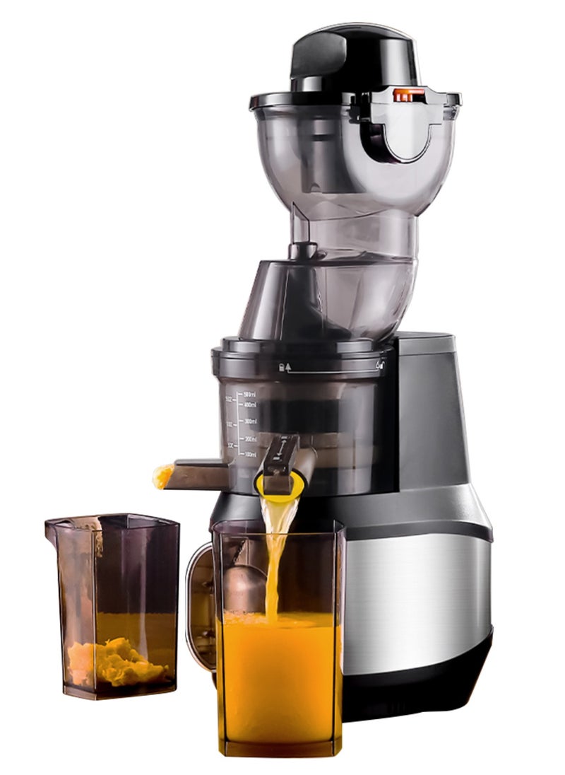 Smart Rahah JE-24 Commercial-Grade Slow Juicer, 80% Ultra-High Juice Yield, 90mm Large Feed Chute, 220-240V Compatible for Middle East Voltage, Multi-Purpose for Pomegranate, Orange, Vegetables 