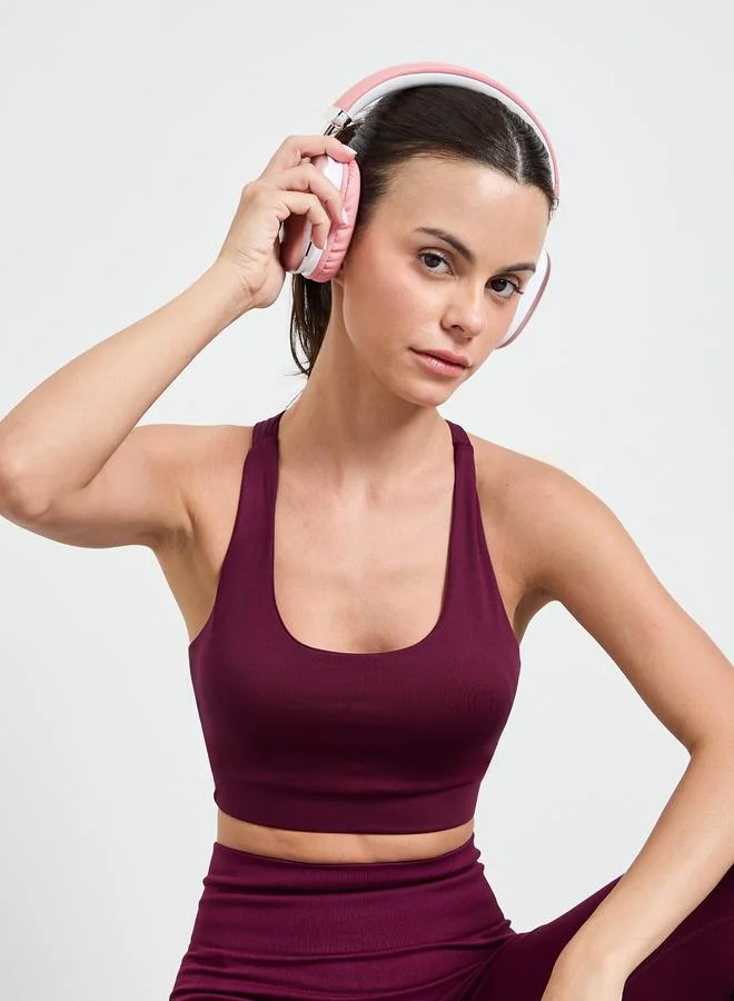 ستايلي اكتيف Dual Tear Drop Back Detail Sports Bra