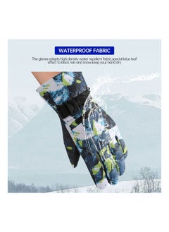 SYOSI Winter Ski Gloves for Women Men, Touchscreen Waterproof Thermal Snow Gloves, Warm Anti Slip Cold-proof for Skiing, Mountaineering, Cycling, Snowboarding, Winter Outdoor Sports Gloves  - Image 4