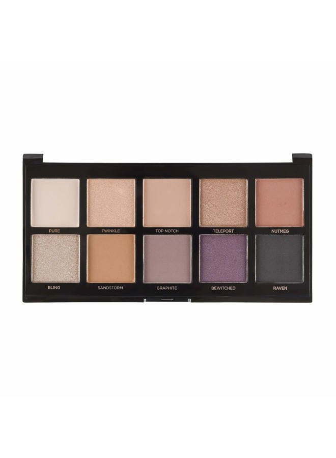 Profusion Cosmetics 10 Shade Eyeshadow Palette - High Pigmented Multi-Finish Colors, Vegan & Cruelty-Free, Create Stunning Looks On-the-Go - Travel-Friendly & Versatile Makeup, Smoky - Image 2
