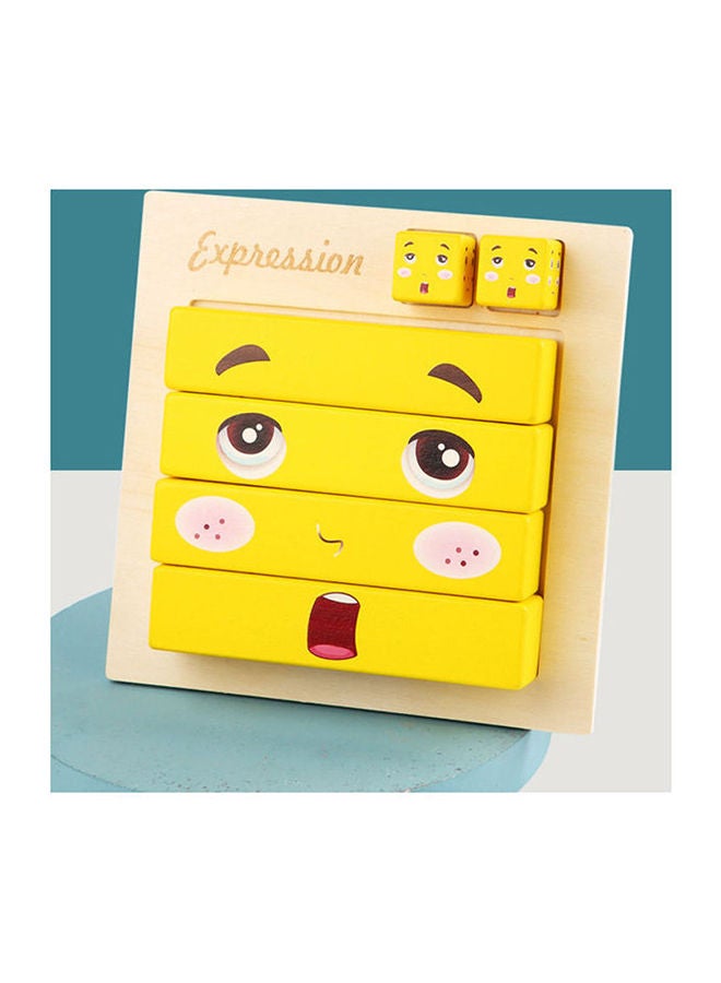 NIBEMINENT Children's Toy Face-Changing Rubik's Cube Puzzle 20x19x4cm - Image 2