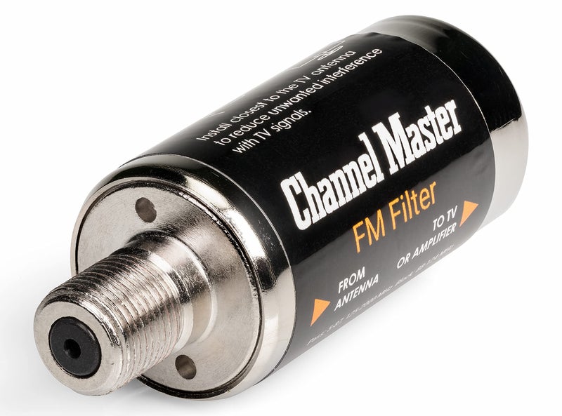 Channel Master FM Filter – Reduces Pixelation & Signal Issues from FM Interference, Indoor/Outdoor Use, Built-in O-Ring for Weather Protection, Enhances OTA Digital HDTV Signal Quality - Image 2