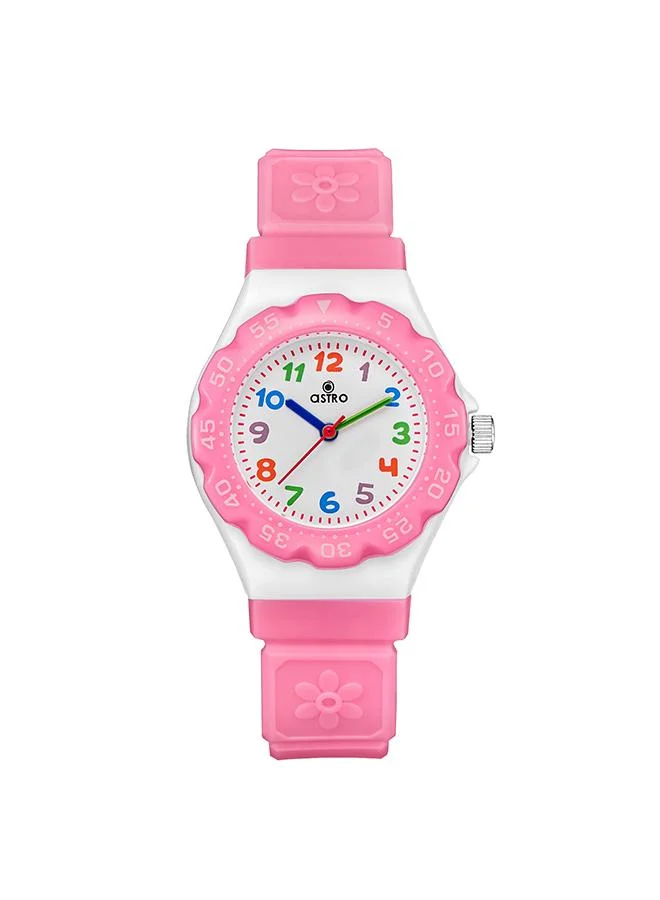 ASTRO Astro A23803-PPPP Kids Analog Display Watch & PU Strap Pink