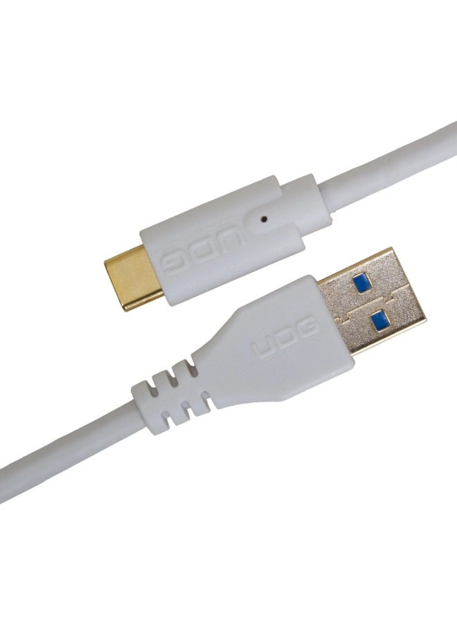 UDG Ultimate Data Cable USB 3.0 C-A, White, Straight, 1.5 m - Image 1