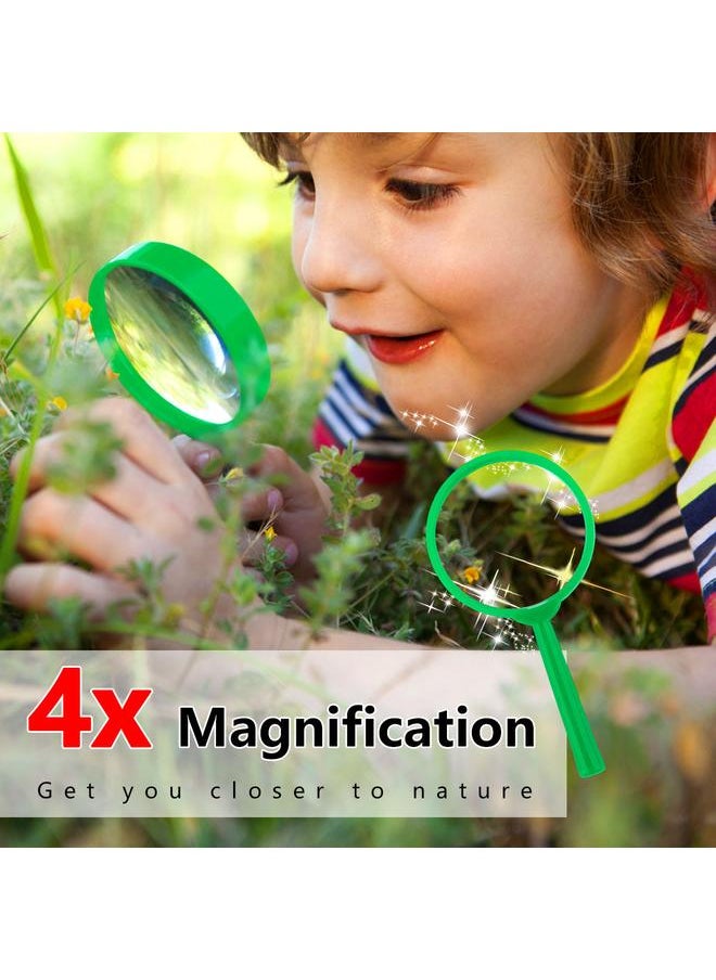 Thoraya 6Pcs Outdoor Exploration Binoculars Set Young Kids Educational Gift for Camping Hiking Green  - Image 4