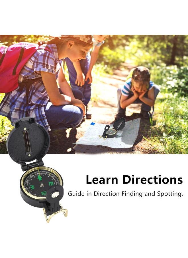Thoraya 6Pcs Outdoor Exploration Binoculars Set Young Kids Educational Gift for Camping Hiking Green  - Image 3