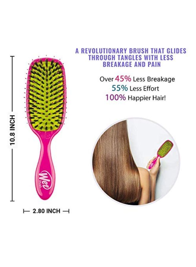 Wet Brush Shine Enhancer Hair Brush, Pink, 1 Count - Image 4