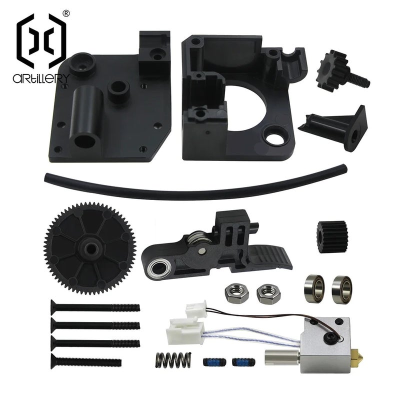 Artillery Extruder Spare Parts Kit for Sidewinder X1 and Genius Printers, Hotend, Gears and Handle Components - Image 2