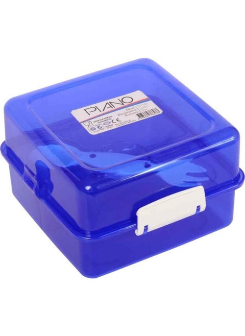 School Lunch Box 13 x 9 cm Light Blue