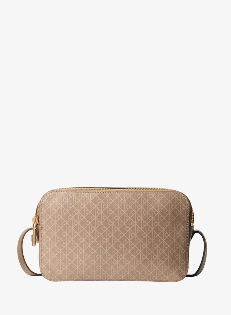 CALVIN KLEIN Emblem Print Crossbody Camera Bag - Image 1