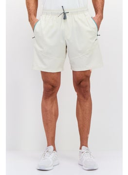 Unipro Men Sportswear Fit 7 Inseam Training Shorts, Beige  - Image 1