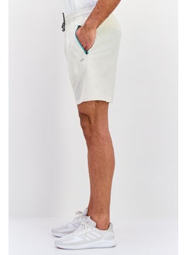 Unipro Men Sportswear Fit 7 Inseam Training Shorts, Beige  - Image 2