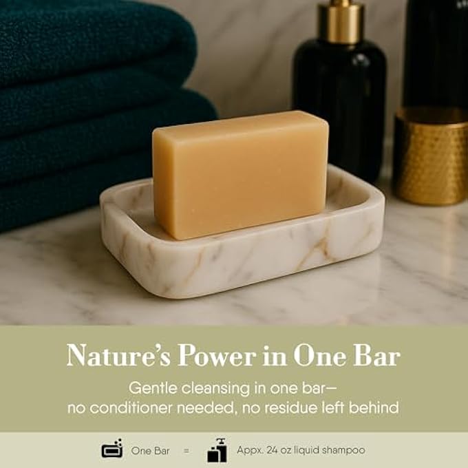 360Feel - SHAMPOO BAR, CHERRY ALMOND (3.5 OZ) - ANTI-DANDRUFF, JOJOBA OIL, TEA TREE OIL NO CONDITIONER NEEDED- PHTHALATE FREE - PARABEN FREE - SULFATE FREE- ORGANIC AND ALL-NATURAL, CREAM - Image 3