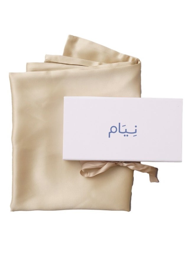 Neyam - Neyam 100% Natural Mulberry Silk Pillow Case (1pc), Ideal for Skin and Hair Care. Soft and Cool Texture, Size 48.5 x 71 cm. Available in Multiple Colors. - Image 1