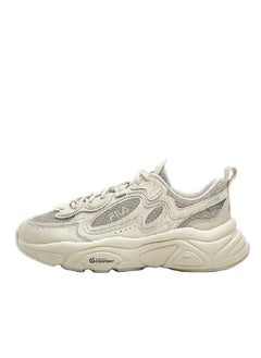 FILA حذاء رياضي مرتفع ذو نعل سميك باللون البيج  - Image 1