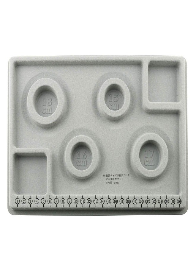 Tegg Bracelet Board 4 Grids Flocked Bead Beading Jewelry Organizer Tray for Bracelet Jewelry Making Design DIY Craft Panel - Image 1