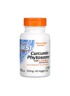Doctor's Best Curcumin Phytosome with Meriva 500 mg 60 Veggie Caps  - Image 1