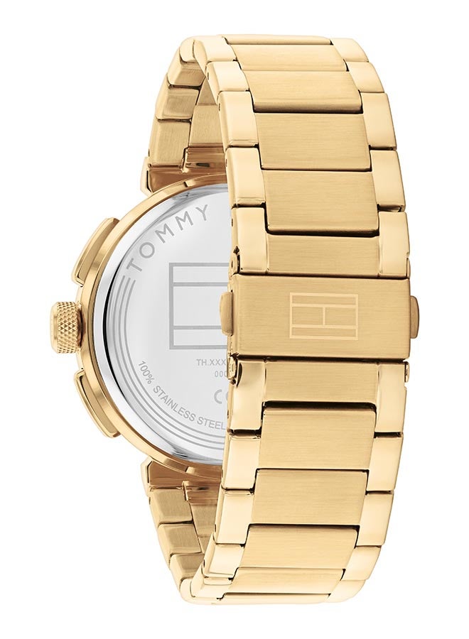 TOMMY HILFIGER ساعة يد رجالية بعقارب دائرية الشكل من الستانلس ستيل 1792118 - 44 ملم - Image 3