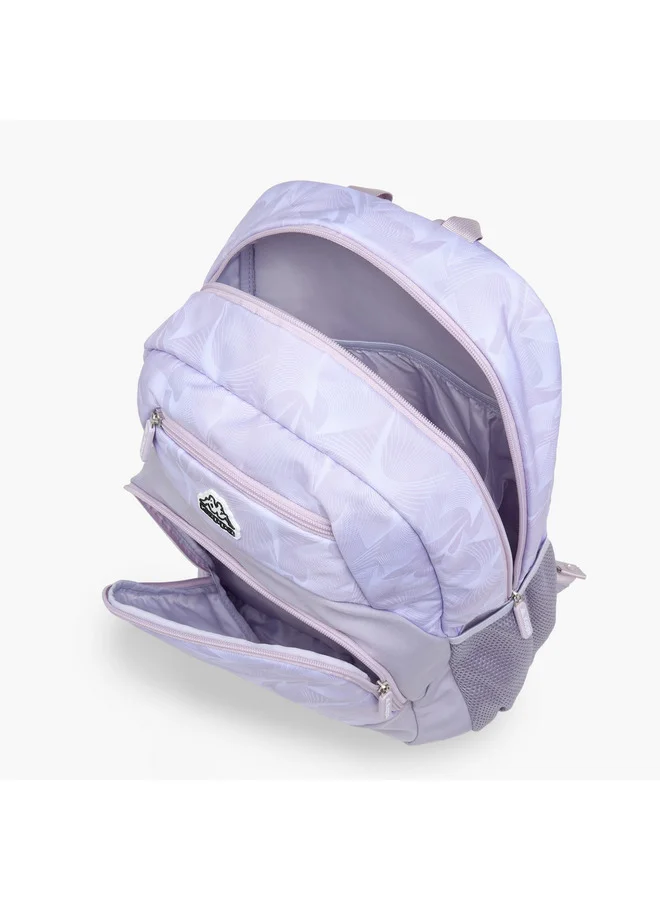 Kappa Girls Printed School Backpack with Lunch Bag and Pencil Pouch set