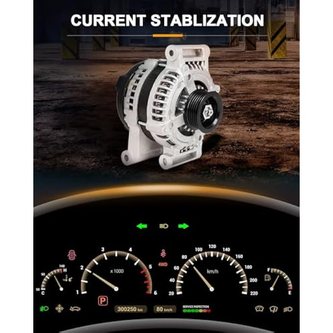 ROADFAR Alternator Compatible for For Chevrolet For Cobalt 2.2L 2.4L 2006-2007, For Hhr 2.2L 2.4L 2006-2007, For Pontiac G5 2.2L 2.4L 2007, For Pursuit 2.2L 2.4L 2006, Replace 11140 - Image 3
