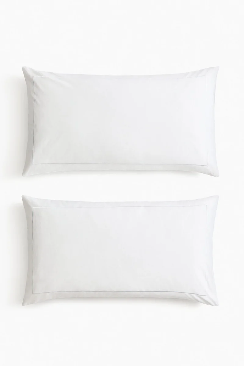 H&M 2-pack cotton sateen pillowcases