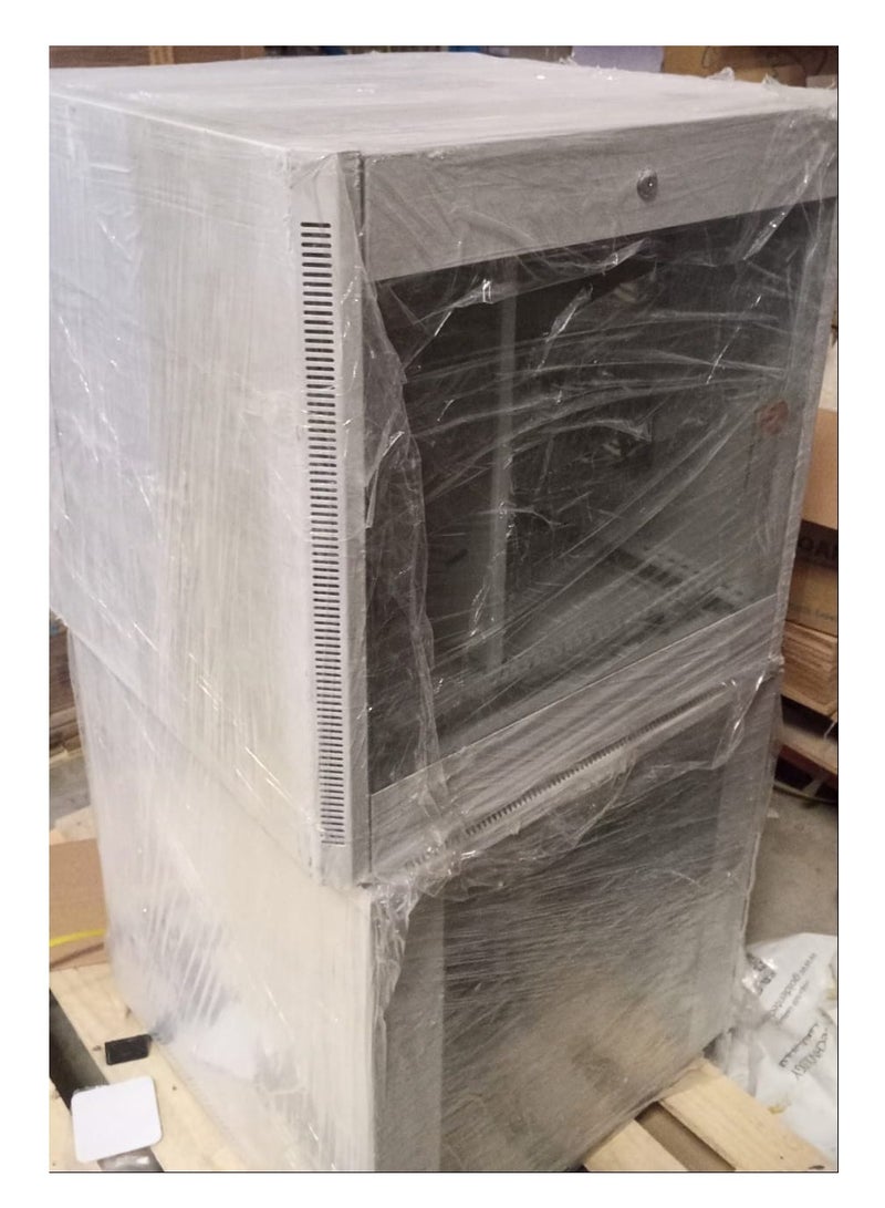 FTTEGO Wall Mounted Cabinet Server 12U "630mm X 600mm" With Glass door | whight - Image 2