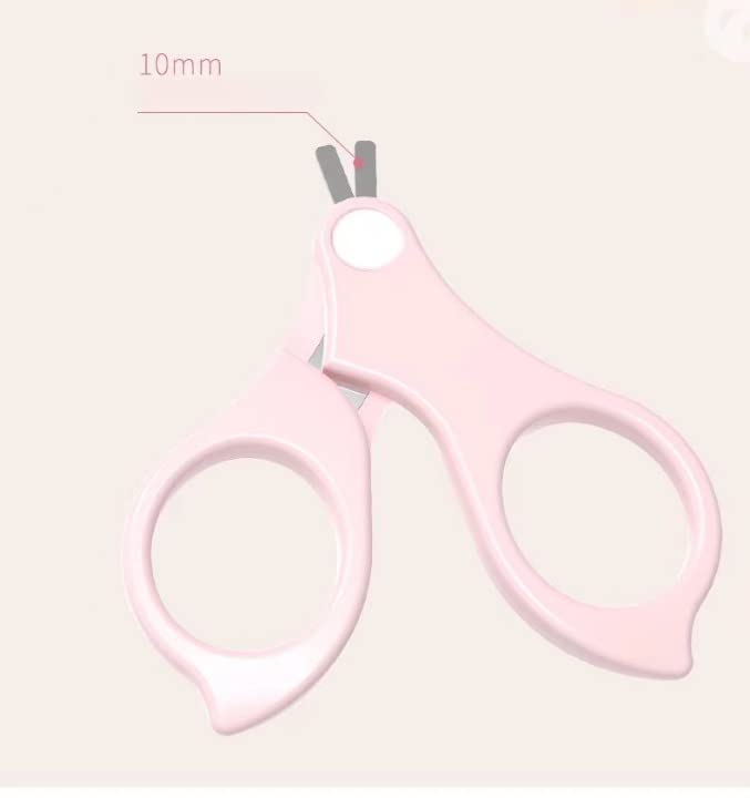 PandaEar Baby Nail Manicure Pedicure Grooming Care Kit (4 Pack)| Clippers Scissors File Tweezers | Newborn Infant Toddler Kids|1 Months Plus (Pink) - Image 4